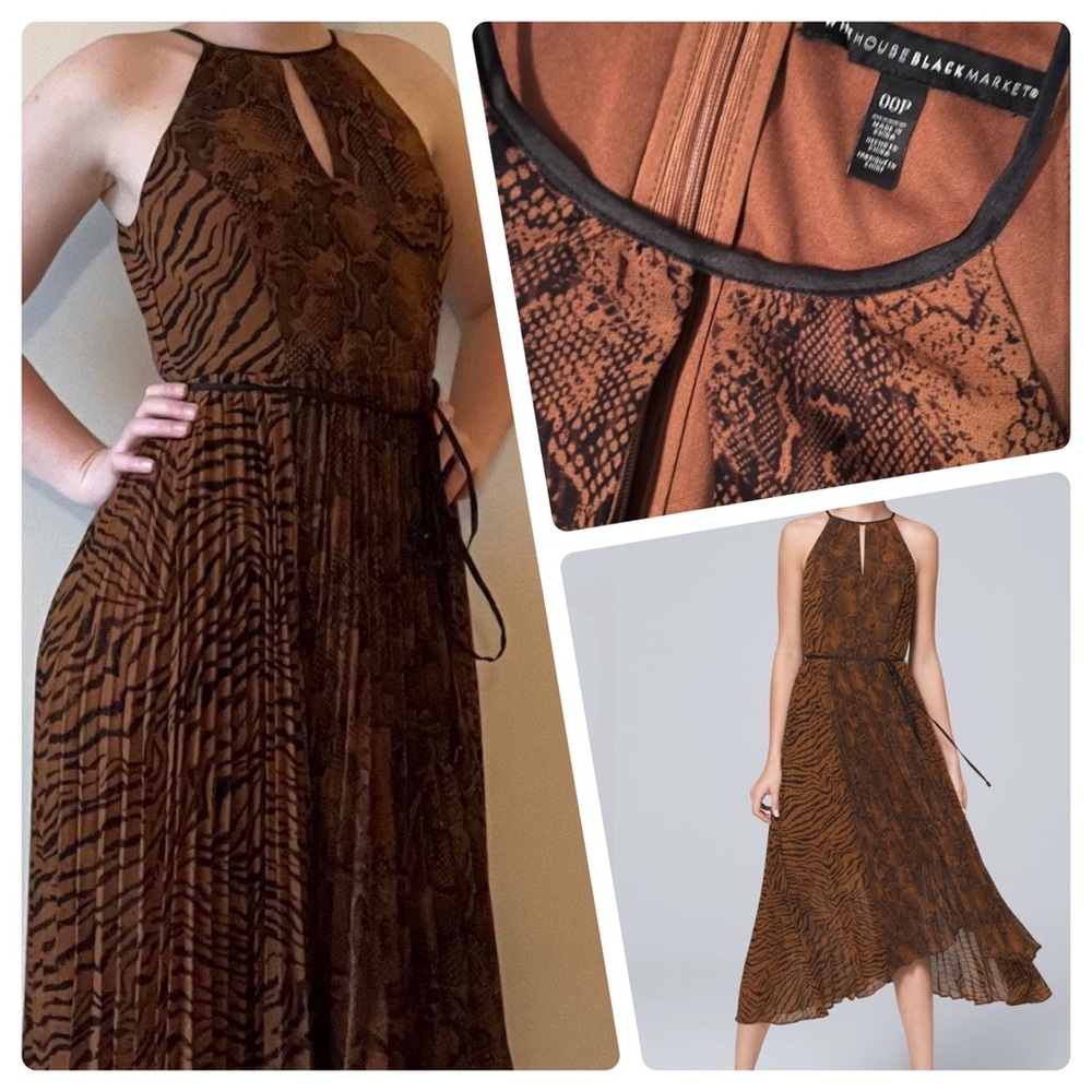 WHBM Animal Print Dress